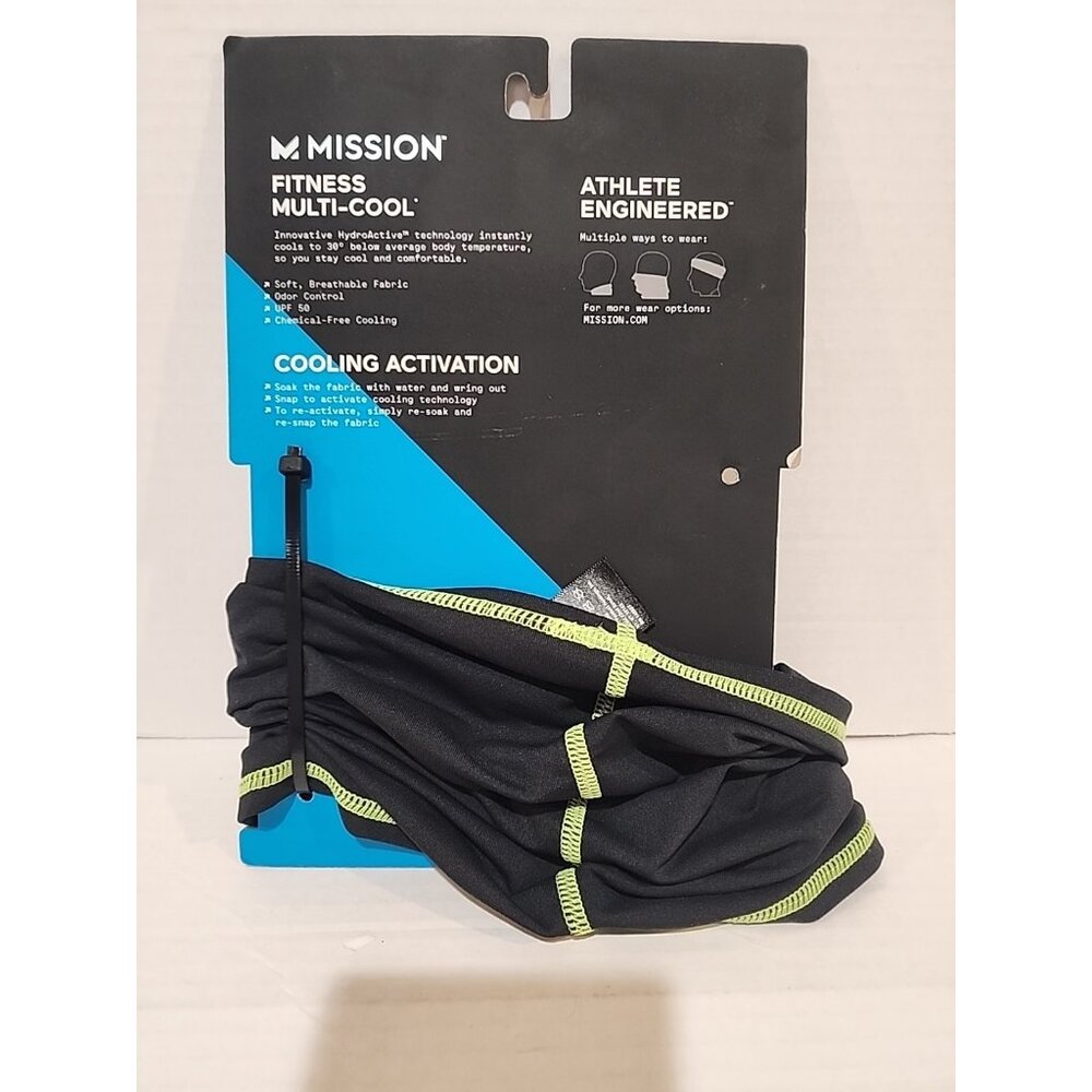 MISSION Fitness Unisex Gaiter Sports Outdoor hydroactive cooling towel neck wrap - Picture 3 of 3